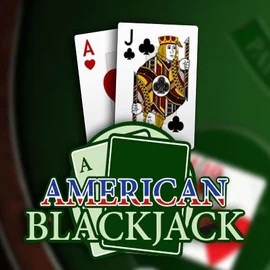 American Blackjack logo – Table Games by Habanero at LalaBet Casino