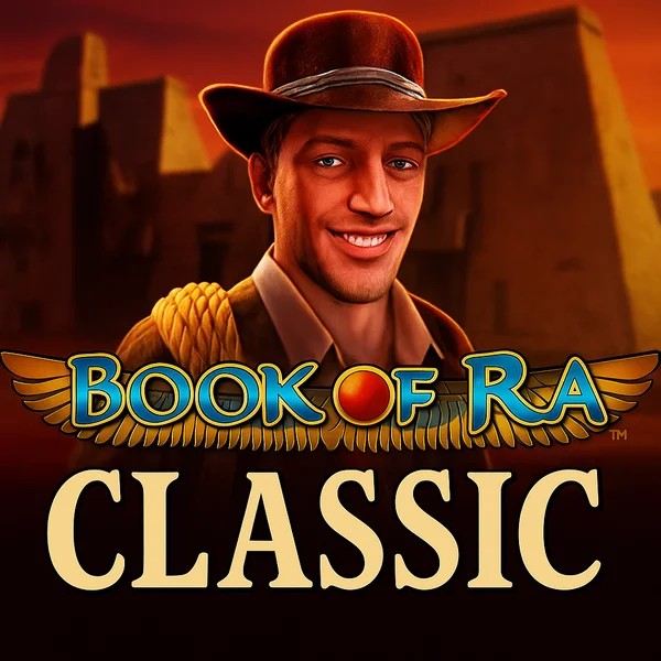 Book of Ra Classic game by Novomatic – logo hosted on LalaBet Casino