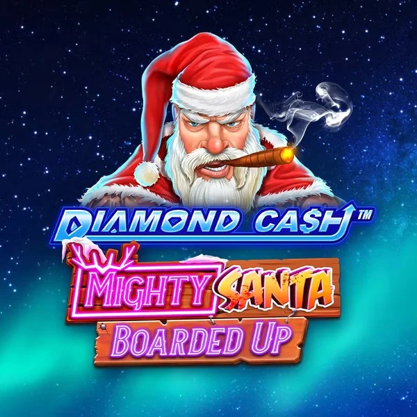Diamond Cash Mighty Santa Boarded Up logo by Greentube LalaBet Casino