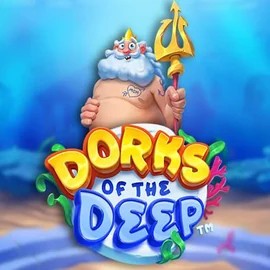 Dorks of the Deep slot logo by Hacksaw Gaming at LalaBet Casino