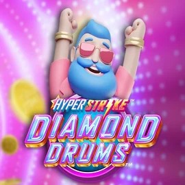 Hyper Strike Diamond Drums logo – Slots by Gameburger Studios at LalaBet Casino