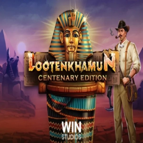 Loot'en Khamun the Dead Sea Scrolls slot logo by Win Studios at LalaBet Casino