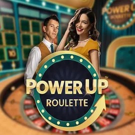 Official Live Casino logo: PowerUP Roulette by Pragmatic Play at LalaBet Casino