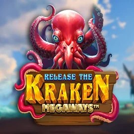 Release the Kraken Megaways slot logo by Pragmatic Play at LalaBet Casino